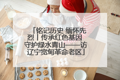 铭记历史 缅怀先烈丨传承红色基因 守护绿水青山——访辽宁宽甸革命老区