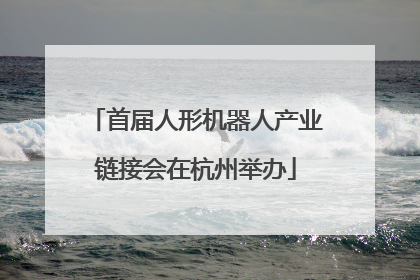 首届人形机器人产业链接会在杭州举办