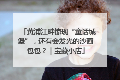 黄浦江畔惊现“童话城堡”，还有会发光的沙画包包？｜宝藏小店