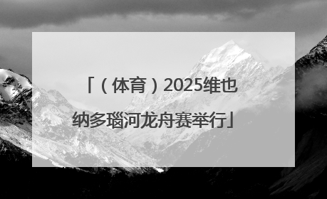 （体育）2025维也纳多瑙河龙舟赛举行