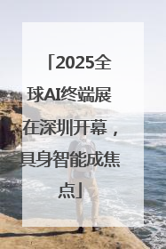 2025全球AI终端展在深圳开幕，具身智能成焦点