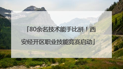 80余名技术能手比拼！西安经开区职业技能竞赛启动