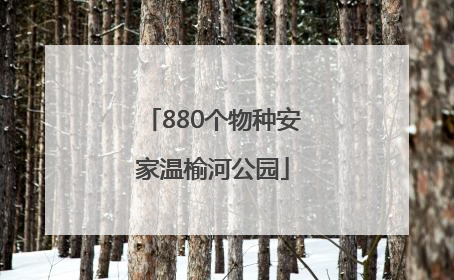 880个物种安家温榆河公园