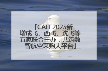 CAEE2025新增成飞、西飞、沈飞等五家联合主办，共筑数智航空采购大平台